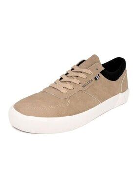 Nautica Mens Lace-Up Casual Low Top Boat Shoes Tan Size 13